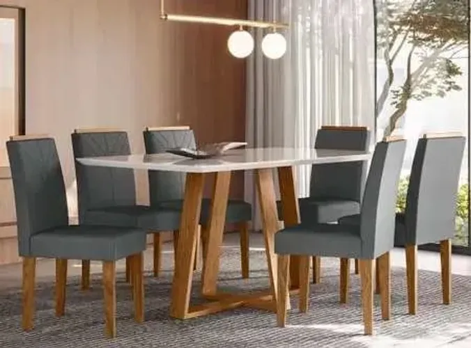 Conjunto com 4 Cadeira Lectus Pronta Entrega - Entrega Rápida
