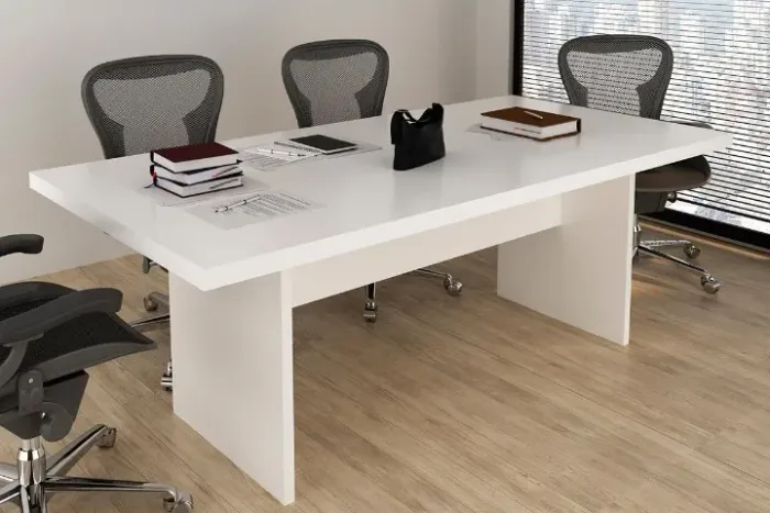 Mesa de Reunião para Escritório 2por1 - Entrega e Monta