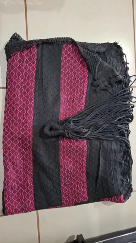 Rede para descanso de varanda,bucho de boi estampada