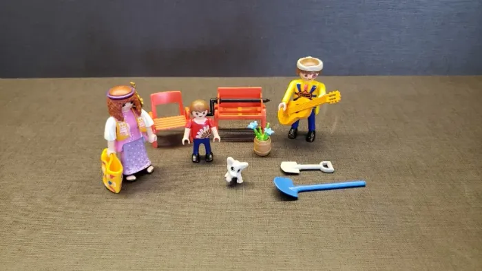 Playmobil família hippie