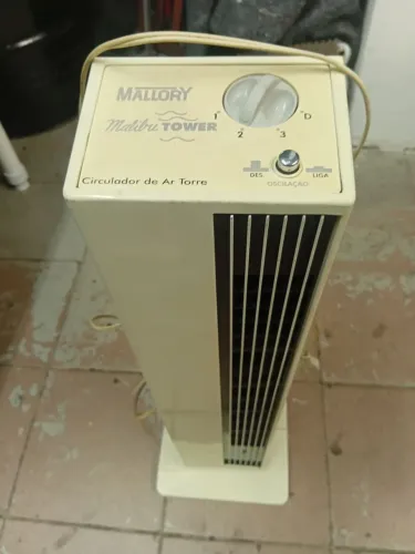 Ciculador mallory torre oscilação 127 volts usado retirar em mãos 