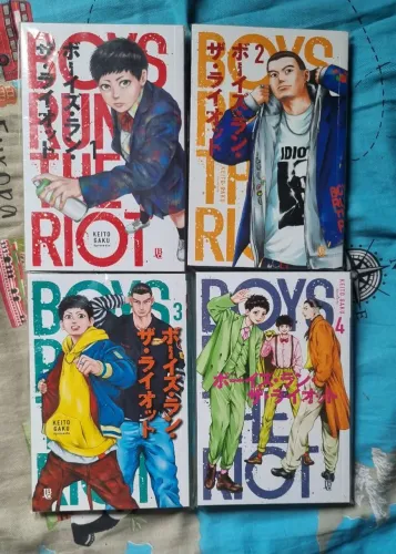 Boys Run The Riot - Mangá Vol. 1-4