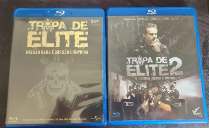 Blu-ray Tropa De Elite 1 E 2