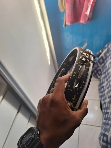 Pandeiro profissional Black tin 13 polegadas 