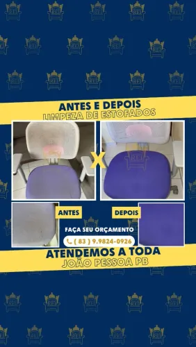 LIMPEZA DE CADEIRA COM 40% DE DESCONTO