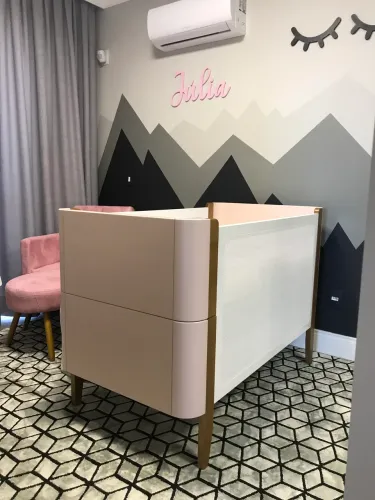 Berço/Cama Infantil 100%MDF e Madeira Maciça