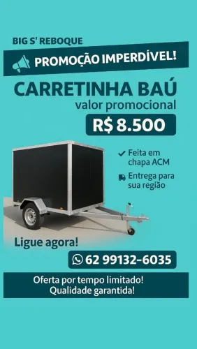 Carretinha baú