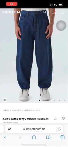 Calça Jeans Tokyo Osklen Masculina