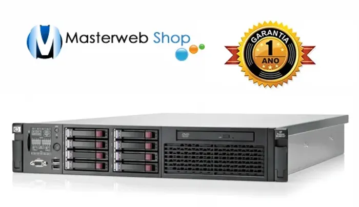 Servidor HP DL380 G7 2x Quad Core 64GB 2x 300GB de HD SAS