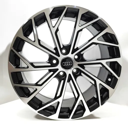 Rodas aro 18 Audi Rs diamantada com preto 5x112 novas 