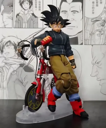 Dragon Ball Z Goku Biker Tosen art toys 01A Mangá Cover