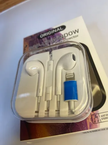 Fone de Ouvido com Fio Bluetooth Lightning IOS an1