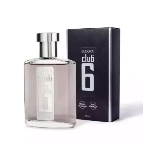 Club 6 Clássico-Tradicional EUDORA Deo Colônia Masculino- 95ml-(Novo lacrado)