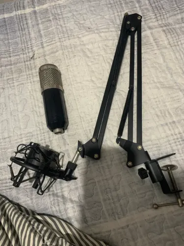 Microfone condensador bm800+braço articulado