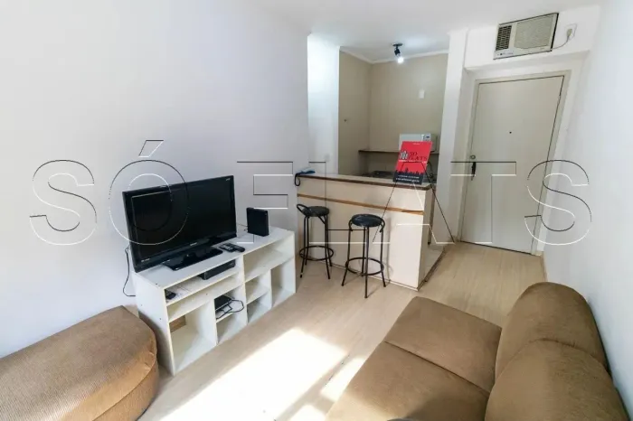 Moema Top Life - Flat para locação em Moema totalmente mobiliado. Com entrada imediata e s