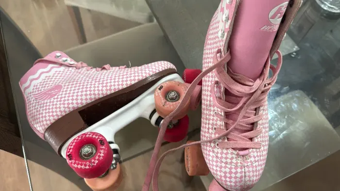 Patins Rosa Quad n 38 pouco uso