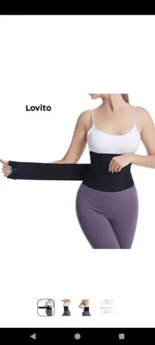 Cinta faixa modeladora Lovito