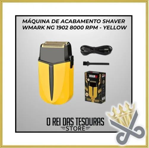 MÁQUINA DE ACABAMENTO SHAVER WMARK NG 1902 8000 RPM - YELLOW