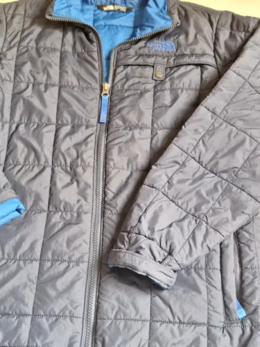 JAQUETA THE NORTH FACE- ORIGINAL- AZUL MARINHO - TAM L/G (14/16) - SEMINOVA IMPECÁVEL