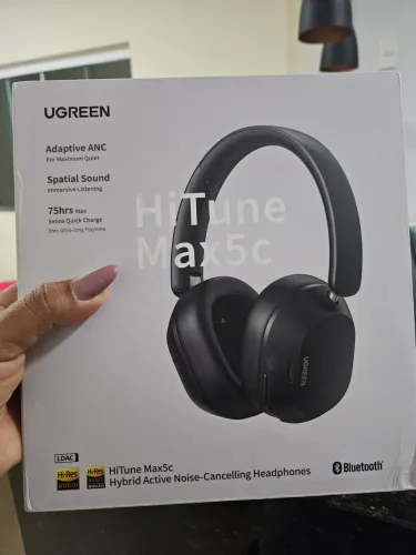 Fones de ouvido UGREEN HiTune Max5c - ANC e Som Espacial