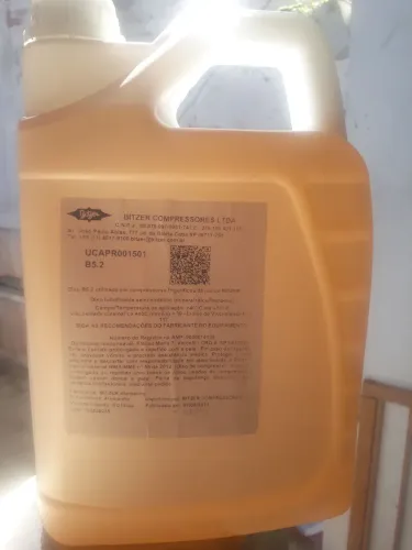 Óleo para compressor Bitzer B5.2 - 05 Litros  fabricado na Alemanha. Produto Lacrado.
