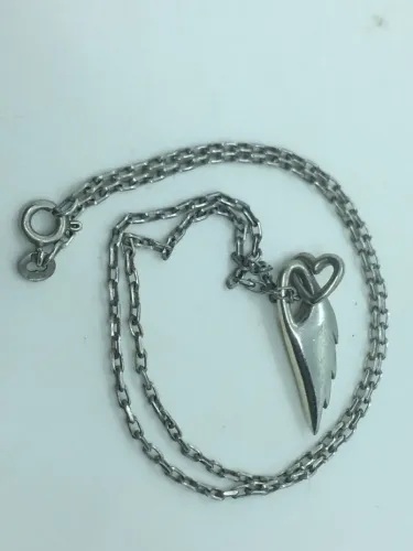 Colar Prata 925 com pingente de asa