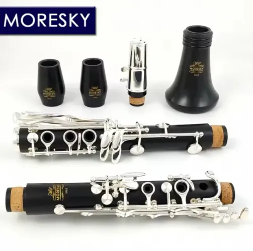 Clarinete Moresky M65 madeira Grenadilha NOVO Somos Loja