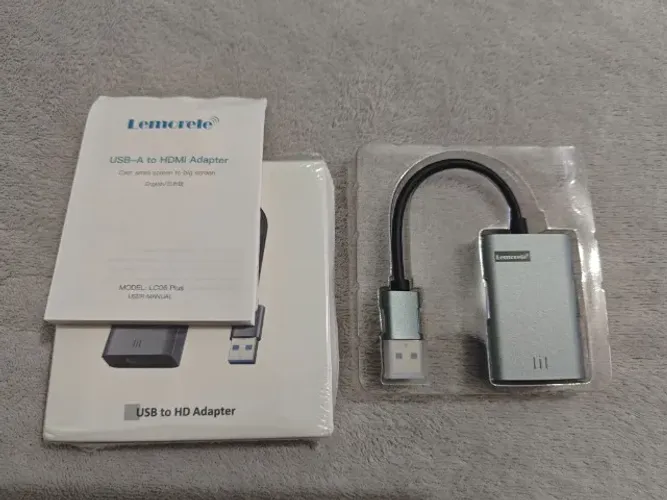 Adaptador USB 3.0 para hdmi Lemorele (estende ou duplica)