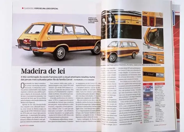 Ford Belina I e Belina Luxo Especial - Revista Quatro Rodas