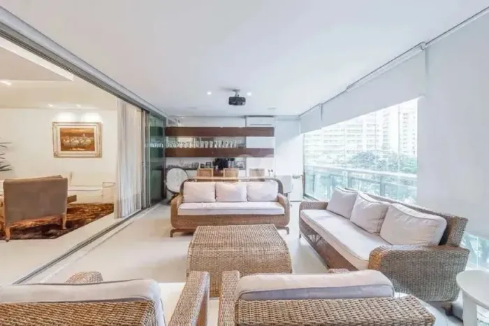 Saint Barth Península Barra da Tijuca - Apartamento com 4 suítes, suíte master com closet,