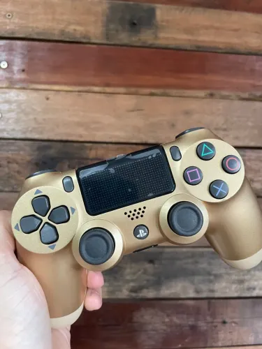 Controle PS4 Playstation 4 Dourado ENTREGAMOS 