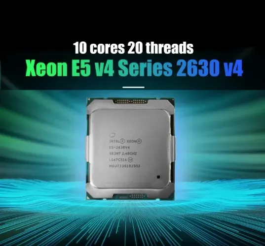 Processador xeon e5-2630 v4 LGA 2011 - 10 núcleos/20 threads 2.2-3.1ghz