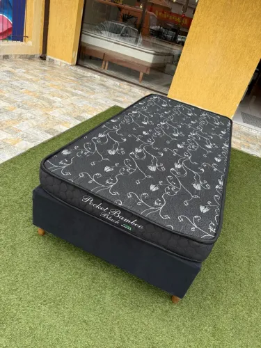 Colchão SOLTEIRO + base Box - Entrego!