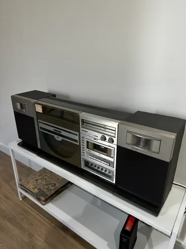 Raridade! Sharp SG-5000 Bi Play Disc - Som vertical vintage - Tudo funcionando