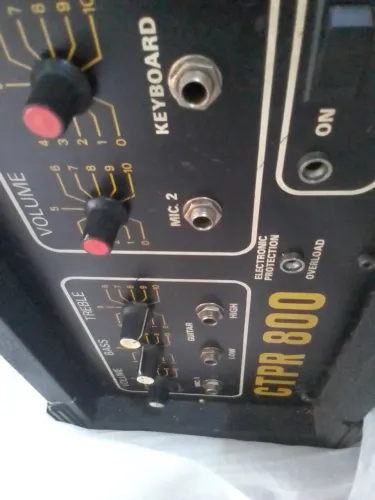 Ciclotron CTPR 800 potencia cabeçote profissional para músicos altamente técnicos 