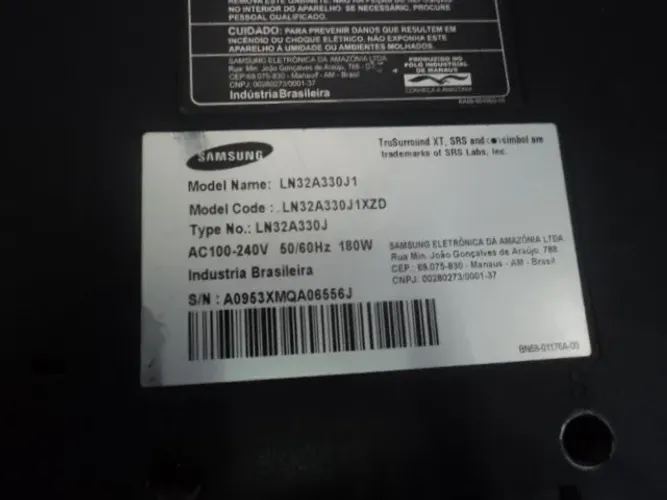 peças tv samsung ln32a330j1