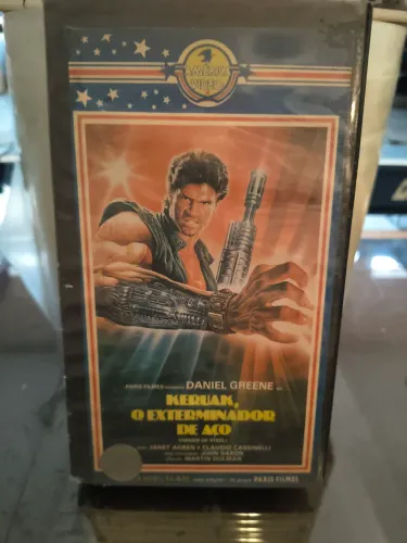 VHS Keruak O exterminador de aço - Raridade