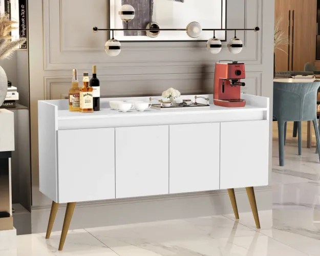 Buffet 4 Portas Jade Pés Palito tt76