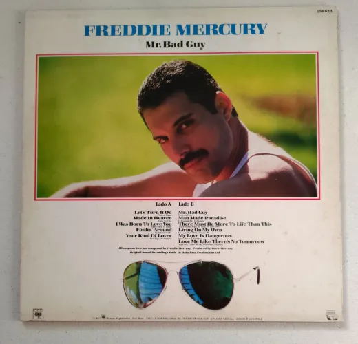 LP Freddie Mercury - Bad Guy em ótimo estado de conservação.