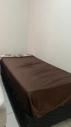 Cama solteiro - base e colchão