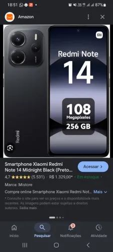 Vendo xiaom redmi note14 mt novo 