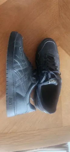 Tenis asics preto 41 couro