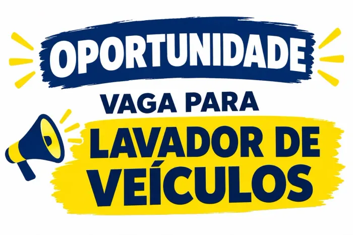 Lava jato contratando lavador de veículos 