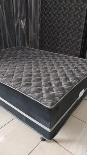 Cama box casal acoplada na promoção de fabrica