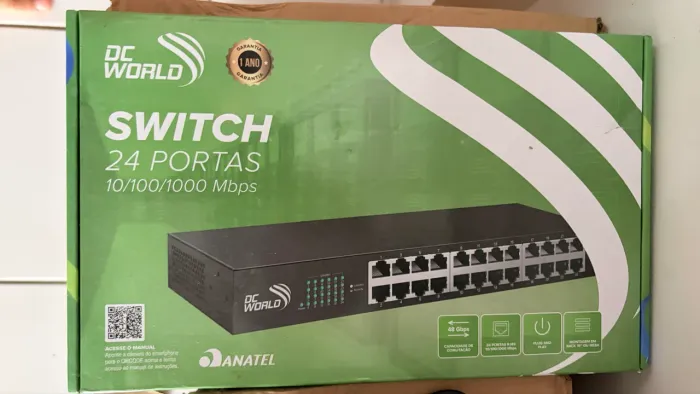 Switch Gigabit 24 Portas 10/100/1000