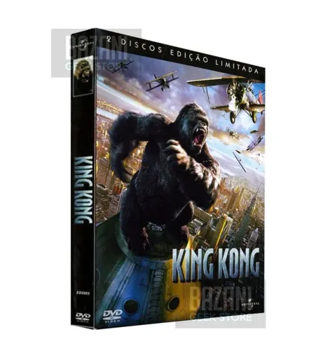 King Kong (2005) - DVD DUPLO  EDIÇÃO LIMITADA - COM LUVA ORIGINAL NOVO* DESLACRADO 