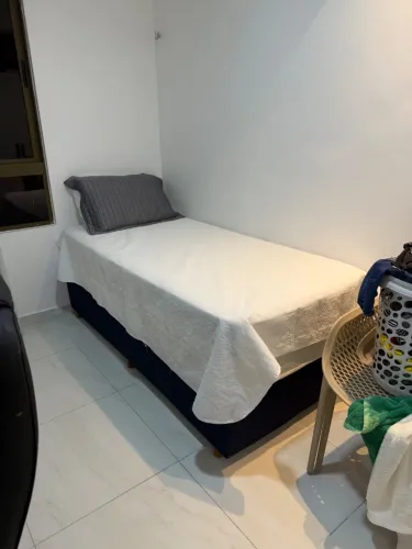 Cama de solteiro + colchão mola ensacada 