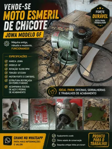 moto esmeril de chicote jowa 220v