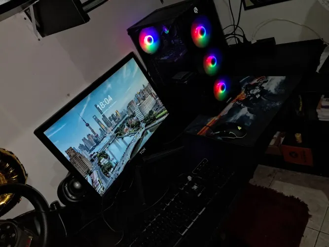 Computador completo + logitech g27