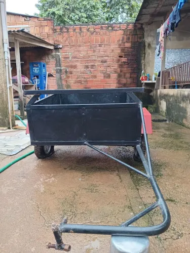 Carretinha adaptada para moto